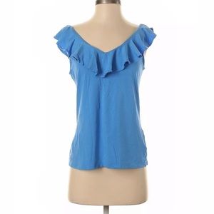 Lilly Pulitzer Women Blue Sleeveless Top M